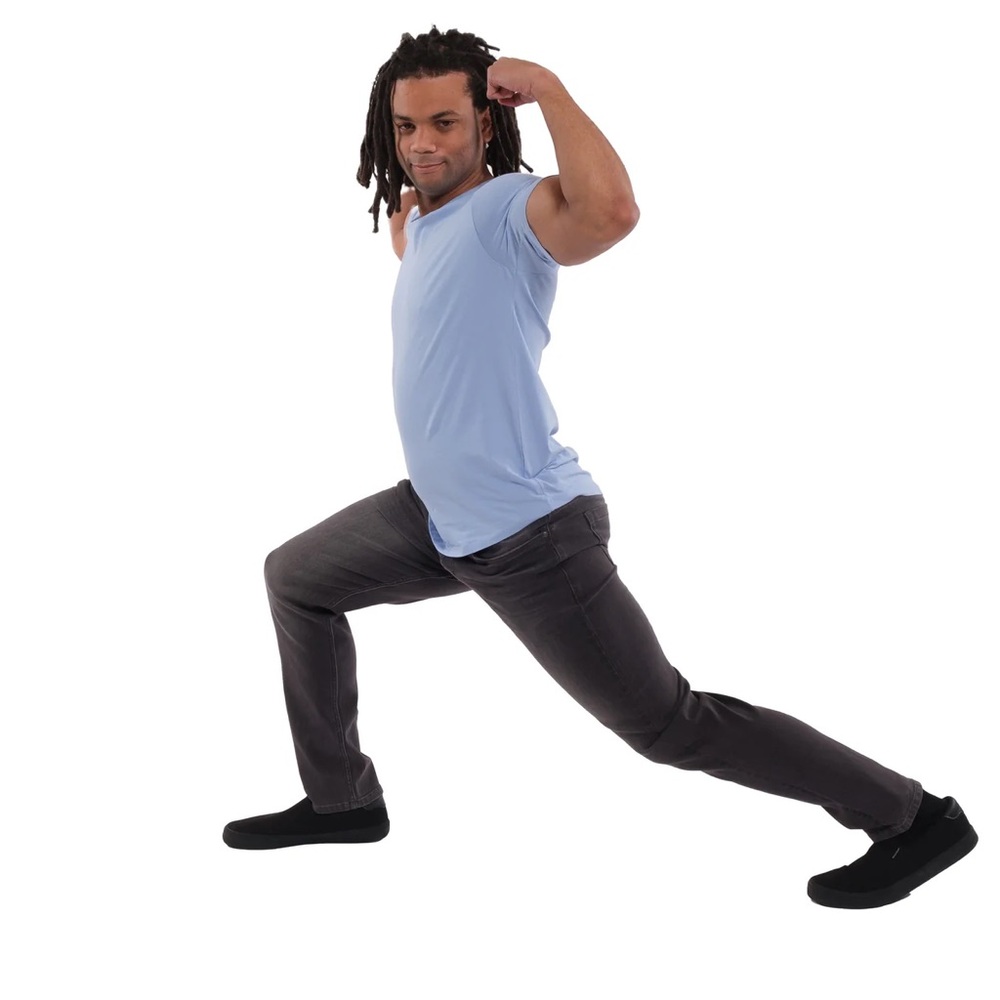 The‎ Perfect Jean NYC Jeans Mens Axel-Gray  Slim Thick  Stretch Casual Denim